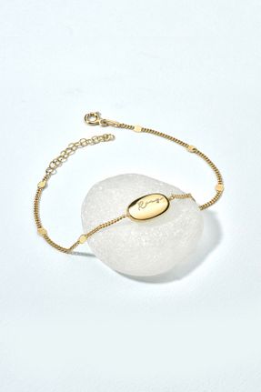 دستبند نقره طلائی زنانه 925 عیار Nox Jewelry - کد 935467978