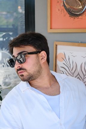 عینک آفتابی مشکی زنانه 54 BAPPİR - کد 935940358