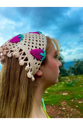 باندانا صورتی پنبه ای RA Design - کد 917793109