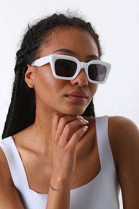 عینک آفتابی سفید زنانه UV400 ModaLand - کد 681405131