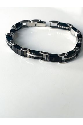 دستبند استیل (فولاد) طوسی مردانه استیل (فولاد) Naviforce - کد 935980929