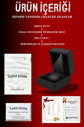 انگشتر نقره سفید زنانه زیرکن CARAT STONE - کد 799673864
