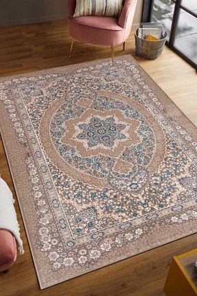 فرش بژ آنتی آلرژی Efor Halı - کد 810997567