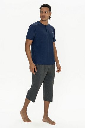 ست بالاتنه و پائین تنه سرمه ای مردانه بافتنی U.S. Polo Assn. - کد 936648091