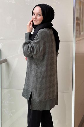 تونیک خاکی زنانه بافتنی Nuss - کد 925053009