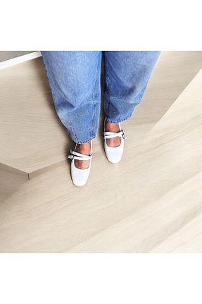 بابت سفید زنانه چرم مصنوعی NEVE SHOES - کد 936037571