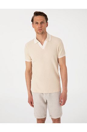 پولوشرت سفید مردانه پنبه ای Pierre Cardin - کد 936179397