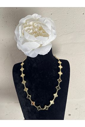 گردنبند استیل ( فولاد ) زرد زنانه روکش طلا MODA - کد 929068771