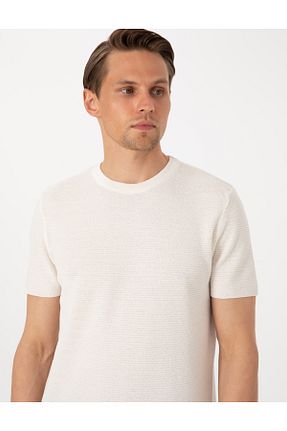 تیشرت سفید مردانه اسلیم فیت Pierre Cardin - کد 936054961