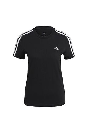 تیشرت اسپرت مشکی زنانه اسلیم adidas - کد 85563906