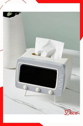 جا دستمال کاغذی طوسی Alg Home - کد 936230448