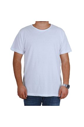 تیشرت سفید مردانه اورسایز MODA - کد 936077339