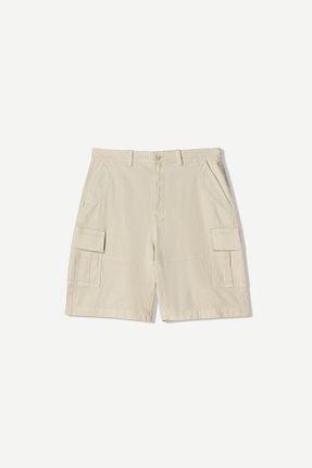 شلوارک و برمودا سفید مردانه پنبه ای Bershka - کد 936081299