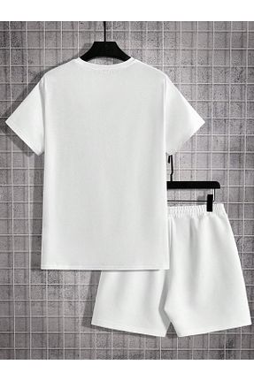 ست بالاتنه و پائین تنه سفید مردانه بافتنی aynewmoda - کد 936180175