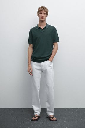 تیشرت سبز مردانه Straight Massimo Dutti - کد 929863247