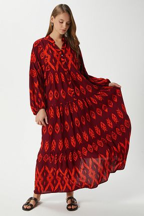 لباس حجاب نارنجی زنانه رگولار Ritnice - کد 936188048