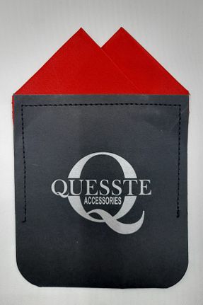 دستمال جیبی قرمز پارچه ای Quesste Accessory - کد 936135658