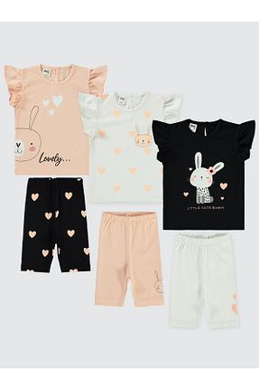 ست نوزادی رنگی بچه گانه پنبه ای Civil Baby - کد 936187775