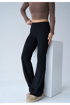 شلوار مشکی زنانه پارچه Serpirella Butik - کد 936133491