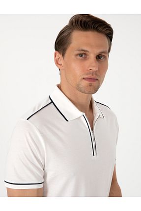 پولوشرت سفید مردانه اسلیم فیت Pierre Cardin - کد 936188095