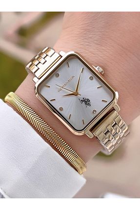 ساعت مچی زرد زنانه 26-30 میلی متر U.S. Polo Assn. - کد 936155580