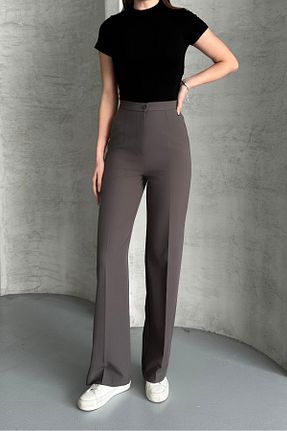 شلوار طوسی زنانه بافتنی macharel jeans - کد 927255374