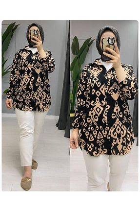 پیراهن سایز بزرگ قهوه ای زنانه اورسایز sarıdağ - کد 936163474