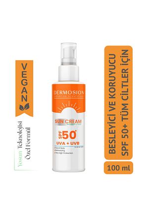 کرم ضد آفتاب صورت SPF 50 + dermosion - کد 803401682