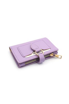 کیف پول بنفش زنانه ابعاد کوچک Womancraft - کد 118063728
