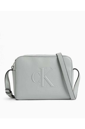 کیف دوشی طوسی زنانه Calvin Klein - کد 864814207