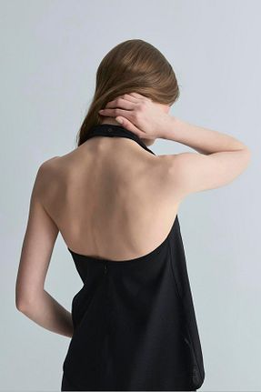 بلوز مشکی زنانه ساده Suud Collection - کد 936181648