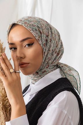 روسری سبز %100 پنبه Silk Home - کد 669928141