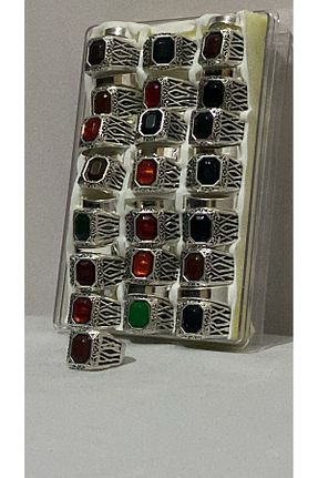 انگشتر جواهر مشکی مردانه سنگ طبیعی okyanus special - کد 936198981