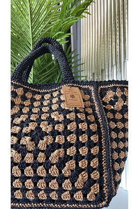 کیف دستی مشکی زنانه ابعاد بزرگ WOMANBAG - کد 822420806
