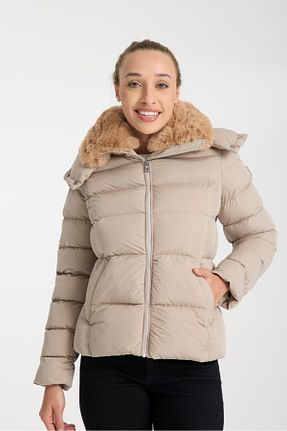 کاپشن بژ زنانه رگولار G-FOX - کد 900759454