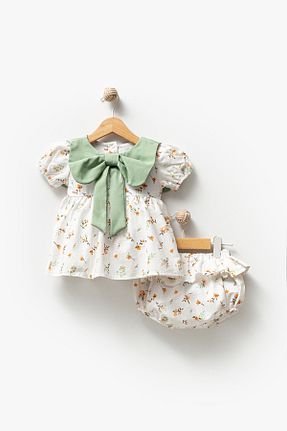 ست نوزادی سبز بچه گانه پنبه ای Jikko Baby - کد 936233126