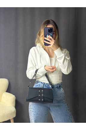 کیف دوشی مشکی زنانه چرم مصنوعی Nues - کد 936222826