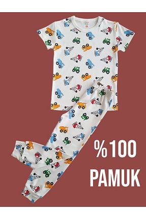ست لباس راحتی رنگی بچه گانه %100 پنبه çamaşır bahçesi kendinize iyi bakın - کد 936698045