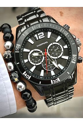 ساعت مچی مشکی مردانه 41-46 میلی متر Clup Polo - کد 838458500