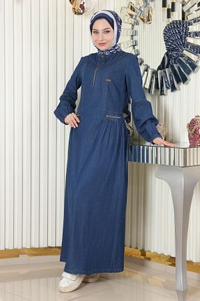 لباس حجاب آبی زنانه رگولار ModaMihram - کد 826526656