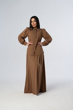 لباس قهوه ای زنانه بافتنی Elaris Exclusive - کد 936704557