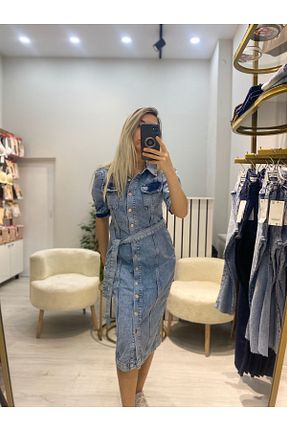 لباس آبی زنانه جین Roseden - کد 936252641