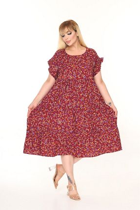 لباس زرشکی زنانه بافتنی mervemoda - کد 936705014