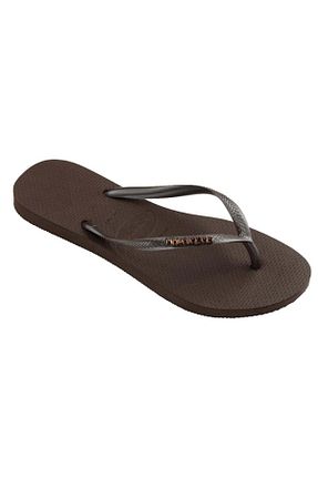 دمپائی قهوه ای زنانه پاشنه نازک Havaianas - کد 905760307