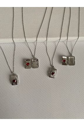 گردنبند استیل ( فولاد ) طوسی بچه گانه استیل (فولاد) COLLECTİON - کد 936269125