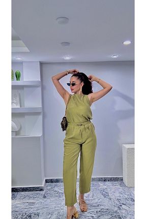 ست بالاتنه و پائین تنه سبز زنانه بافتنی MODA - کد 936278755