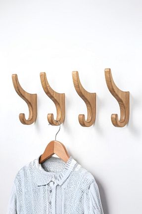 چوب لباسی قهوه ای چوب ALGWOOD - کد 936273322