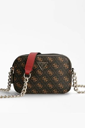 کیف پستچی قهوه ای زنانه Guess - کد 108563054