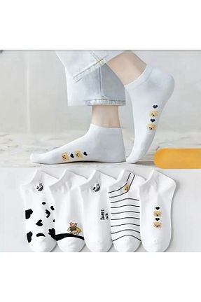 جوراب سفید زنانه پنبه ای Bestrend - کد 933255252