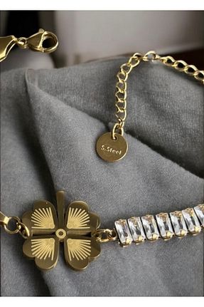 دستبند استیل (فولاد) زنانه استیل ضد زنگ İNN JEWELLERY - کد 936423813